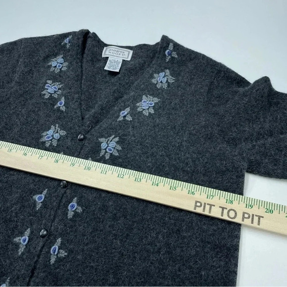 Jennifer Moore Size S Angora Wool Blen Shirt and cardigan sweater 2 pcs 2927 - Picture 7 of 9